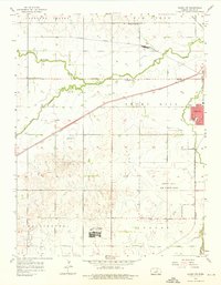 Salina SW 1955 topographic map thumbnail
