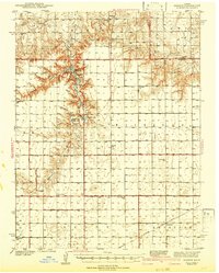 Sandon topographic map thumbnail
