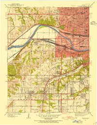 Shawnee 1934 topographic map thumbnail