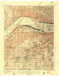 Shawnee 1934 topographic map thumbnail