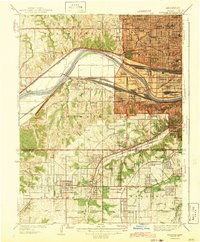 Shawnee 1943 topographic map thumbnail