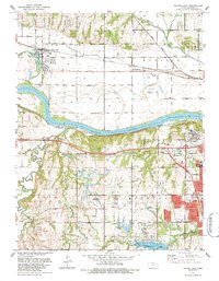 Silver Lake 1983 topographic map thumbnail