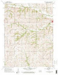 Soldier Creek NE 1960 topographic map thumbnail
