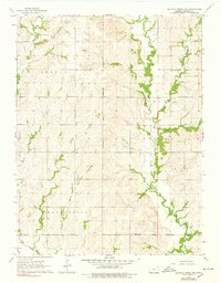 Soldier Creek SW 1964 topographic map thumbnail