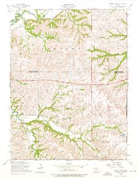 Swede Creek 1955 topographic map thumbnail