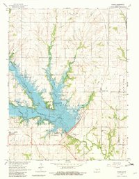 Vassar 1965 topographic map preview