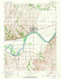 Wamego 1953 topographic map thumbnail
