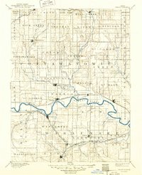 Wamego 1894 topographic map thumbnail
