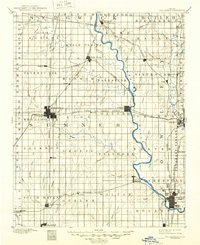Wellington 1890 topographic map thumbnail