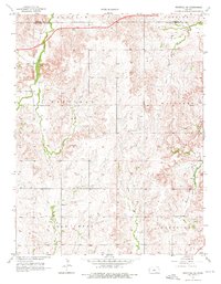 Westfall SE 1957 topographic map thumbnail