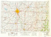 Wichita 1955 topographic map thumbnail