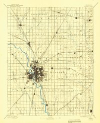 Wichita 1894 topographic map thumbnail