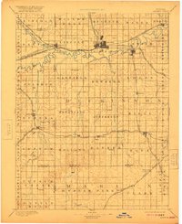 Abilene 1894 topographic map preview
