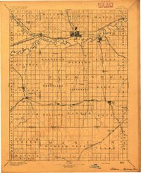 Abilene 1894 topographic map preview