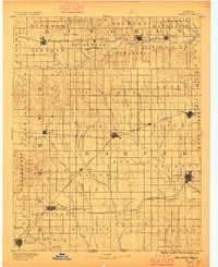 Anthony 1891 topographic map thumbnail
