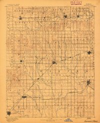 Anthony 1891 topographic map thumbnail