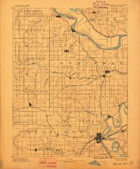 Atchison 1888 topographic map thumbnail