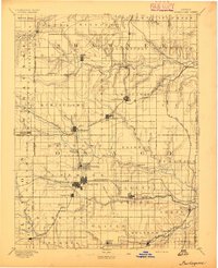 Burlingame 1894 topographic map thumbnail