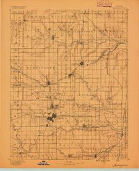 Burlingame 1889 topographic map thumbnail