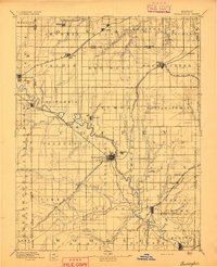 Burlington 1894 topographic map thumbnail
