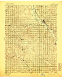 Clay Center 1891 topographic map thumbnail