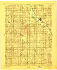 Clay Center 1891 topographic map thumbnail