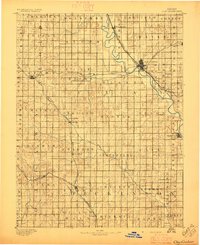Clay Center 1891 topographic map thumbnail