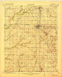 Columbus 1918 topographic map thumbnail