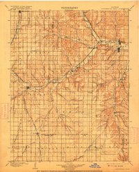 Cottonwood Falls 1898 topographic map thumbnail
