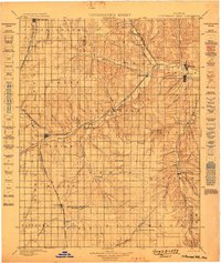Cottonwood Falls 1898 topographic map thumbnail