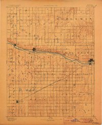Dodge 1892 topographic map thumbnail