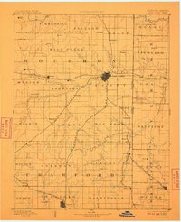 Fort Scott 1893 topographic map thumbnail
