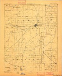 Fort Scott 1893 topographic map thumbnail