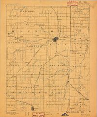 Fort Scott 1886 topographic map thumbnail