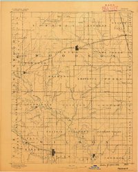 Fredonia 1886 topographic map thumbnail