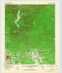 Broken Bow 1959 topographic map preview