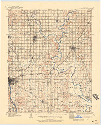 Claremore 1914 topographic map thumbnail