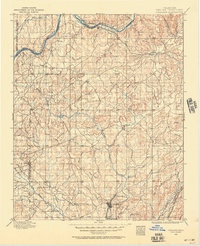 Coalgate 1896 topographic map thumbnail