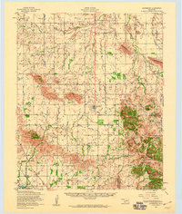 Cooperton 1956 topographic map thumbnail