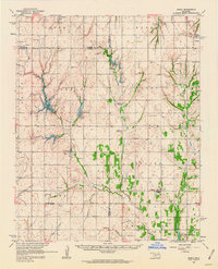 Eakly 1961 topographic map preview