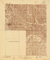 Edmond 1935 topographic map thumbnail
