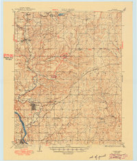 Fairfax 1932 topographic map thumbnail