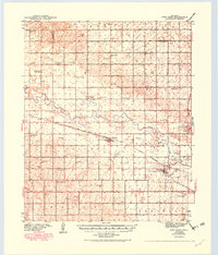 Fort Reno 1941 topographic map thumbnail