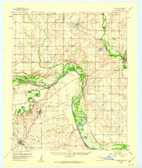 Hastings 1957 topographic map thumbnail