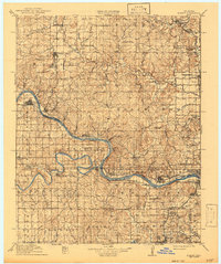 Hominy 1915 topographic map thumbnail