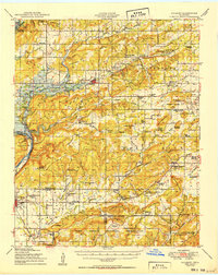 Hulbert 1950 topographic map thumbnail