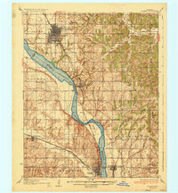 Norman 1936 topographic map thumbnail