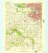 Oklahoma City 1956 topographic map thumbnail