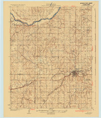 Pawnee 1936 topographic map preview