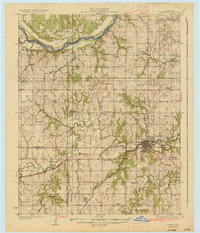 Pawnee 1936 topographic map thumbnail